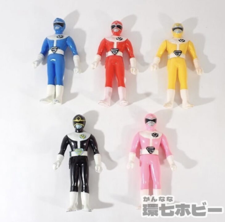 ポピー 大戦隊ゴーグルファイブ ソフビ 5体セット