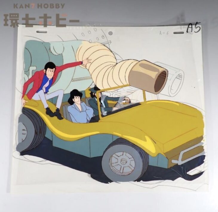 ルパン三世 パート2 ルパン 石川五ェ門 次元大介 ポップコーンマシンエピソード セル画