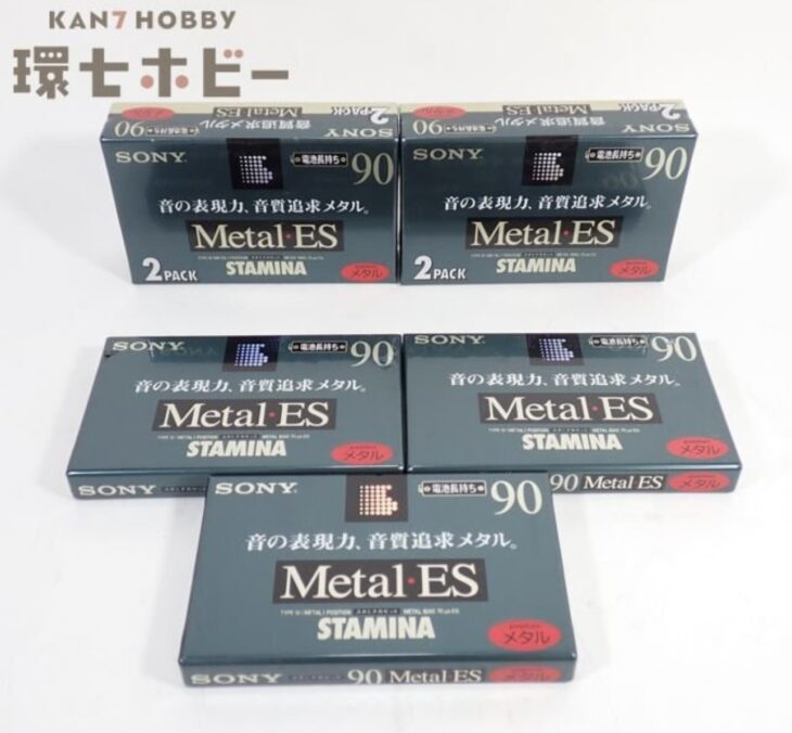 新品未使用 SONY ソニー METAL-ES 90 STAMINA メタルポジション カセットテープ 5本セット