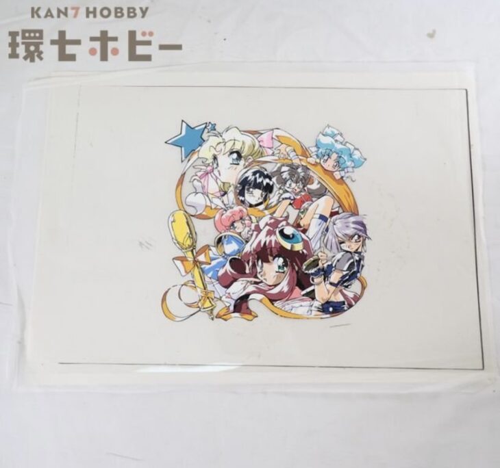 OVA アイドルプロジェクト セル画 直筆 原画(FIRST PRESENT サントラCDジャケット用)