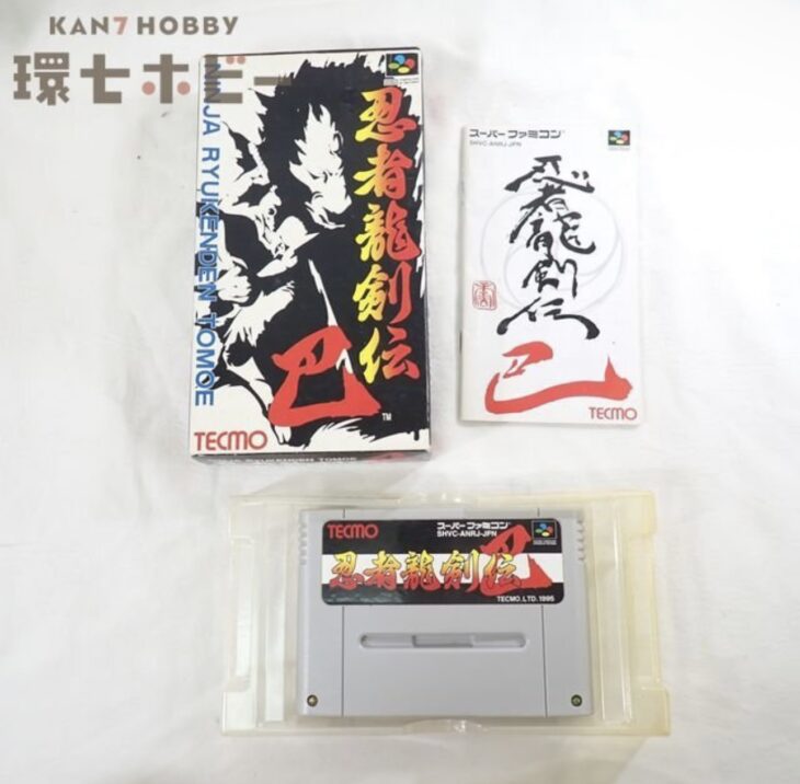 SFC テクモ 忍者龍剣伝 巴 箱・説明書有 スーパーファミコン ソフト