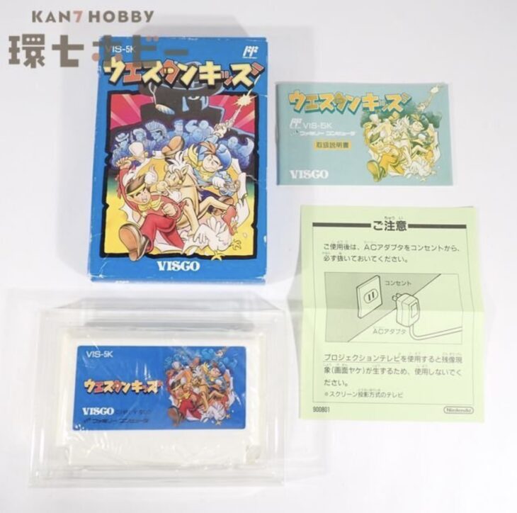FC ビスコ ウエスタンキッズ 箱・説明書有り ファミコン ソフト