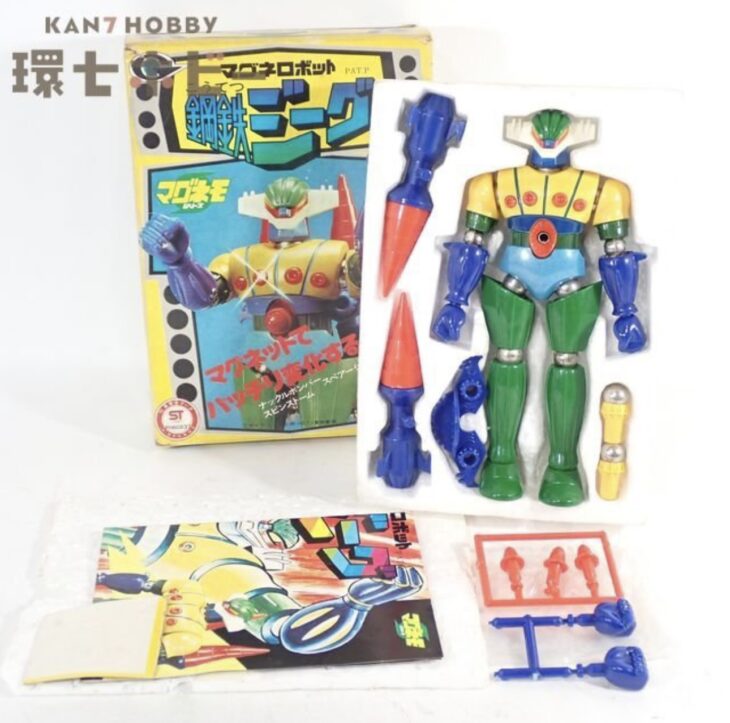 未使用 旧タカラ マグネモ マグネロボット 鋼鉄ジーグ オリジナル
