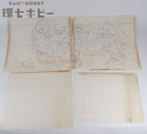 うる星やつら ラムちゃん キャラクター 全員カット 2枚綴り 動画 セル画