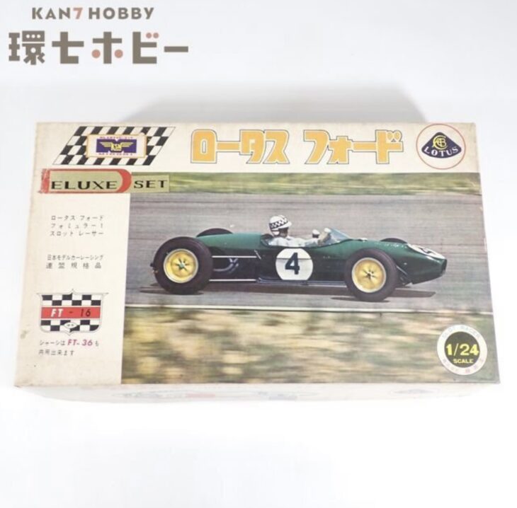 未組立 緑商会 1/24 ロータス フォード スロットカー プラモデル