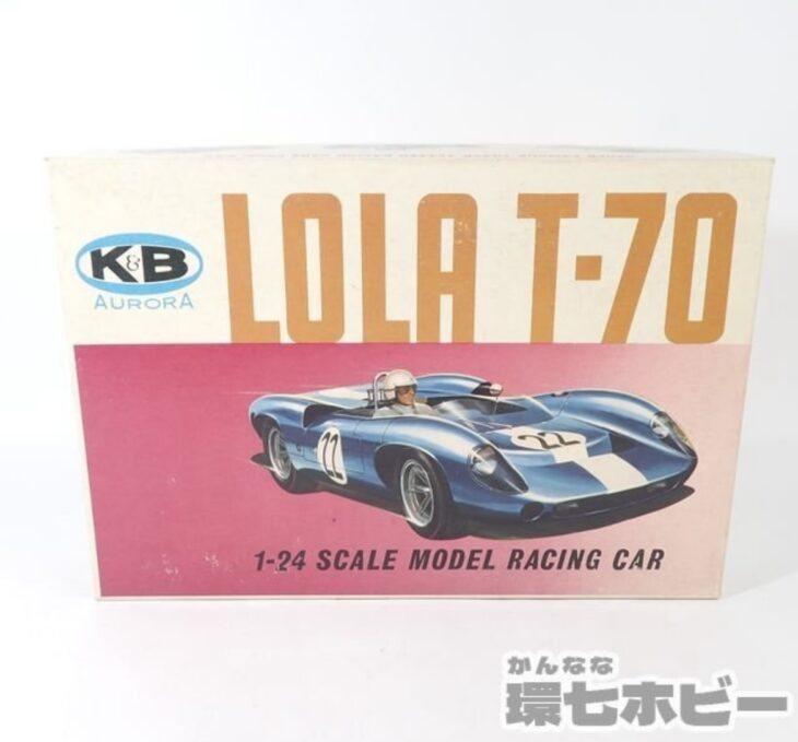 未組立 K&B オーロラ 1/24 ローラ T-70 AURORA LOLA レーシングカー スロットカー