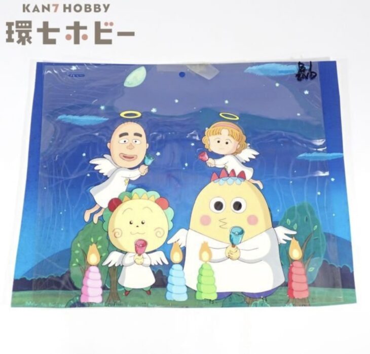 COJI-COJI コジコジ 次郎 ルル 吾作 セル画 背景付き