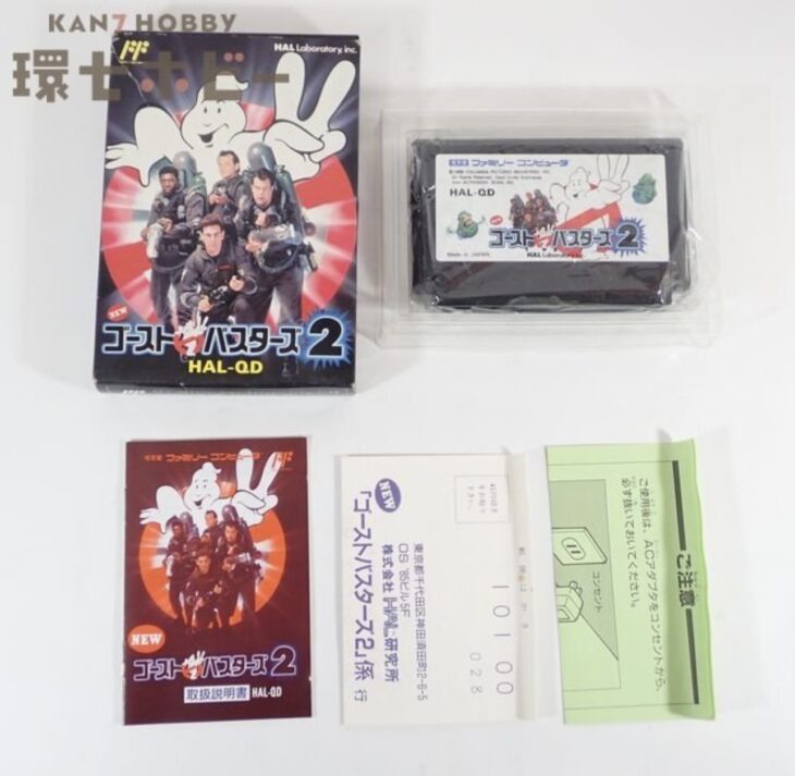 FC ハル研究所 ゴーストバスターズ2 箱・説明書・ハガキ有 ファミコン ソフト