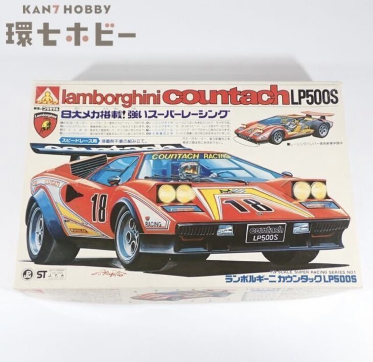 未組立 アオシマ 1/24 ランボルギーニ カウンタック LP500S プラモデル