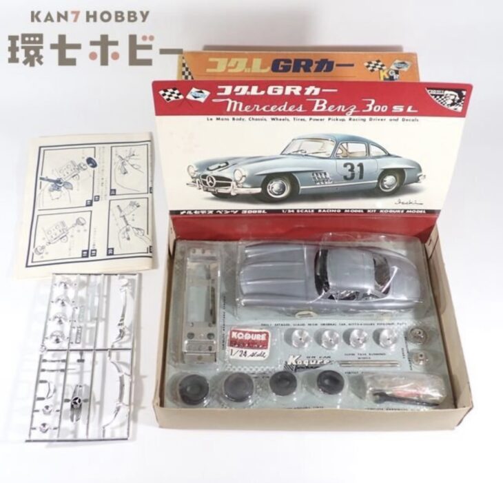 未組立 コグレ GRカーシリーズ 1/24 メルセデス・ベンツ 300 SL スロットカー プラモデル