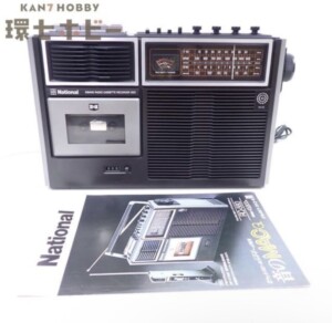 ナショナル RQ-560 FM/MW/SW/3バンド ラジオ カセットコーダー