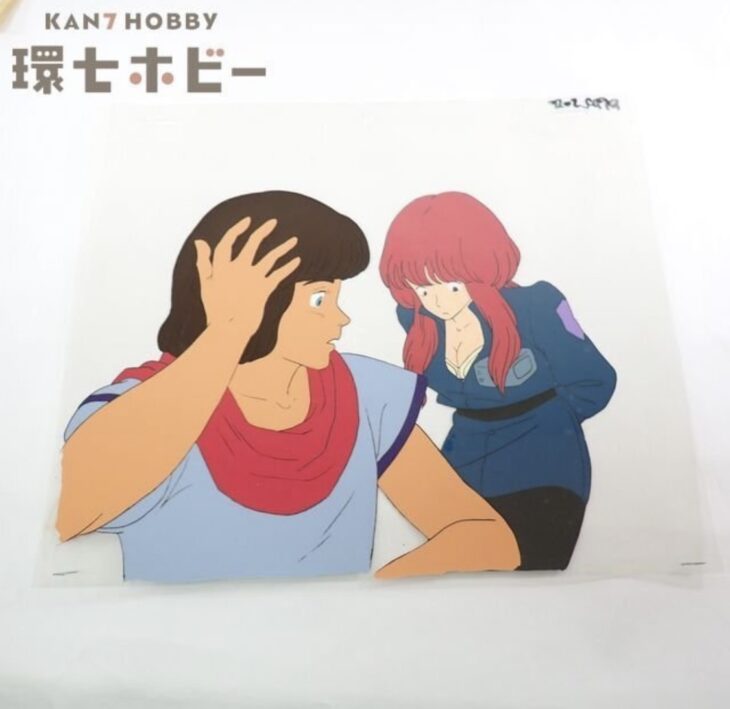 重戦機エルガイム ガウ・ハ・レッシィ ダバ・マイロード セル画