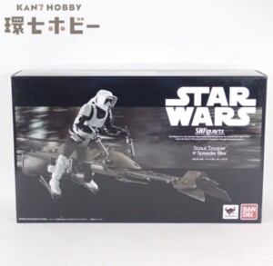 新品未開封 バンダイ スター・ウォーズ S.H.Figuarts スカウト・トルーパー&スピーダー・バイク フィギュア
