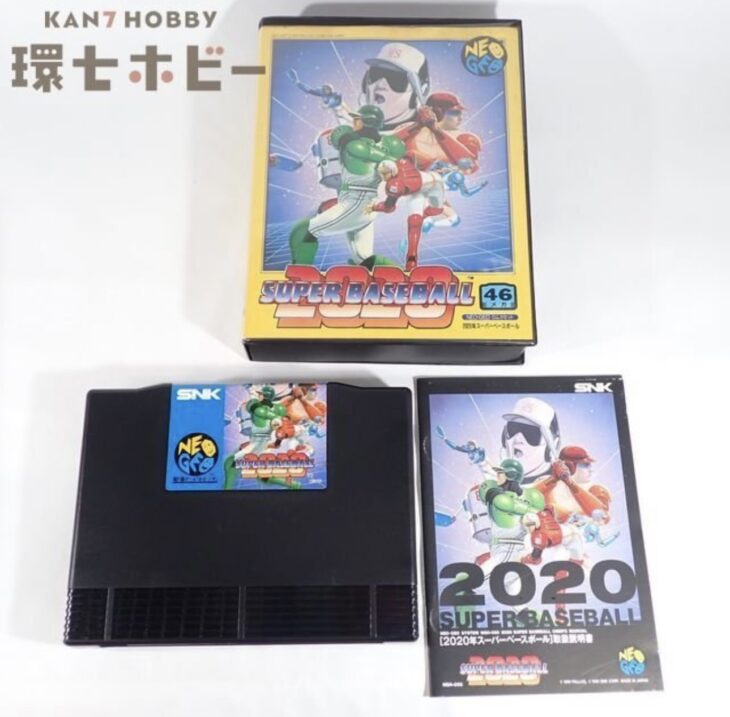 NG SNK 2020 スーパーベースボール ネオジオ ROM 箱・説明書付き