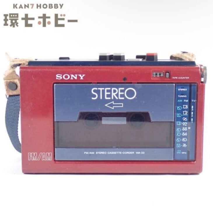 SONY ソニー FM/AM ポータブル カセットコーダー WA-33 ジャンク
