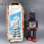 吉屋製 ハイホイールロボット 日本製 ブリキ ジャンク