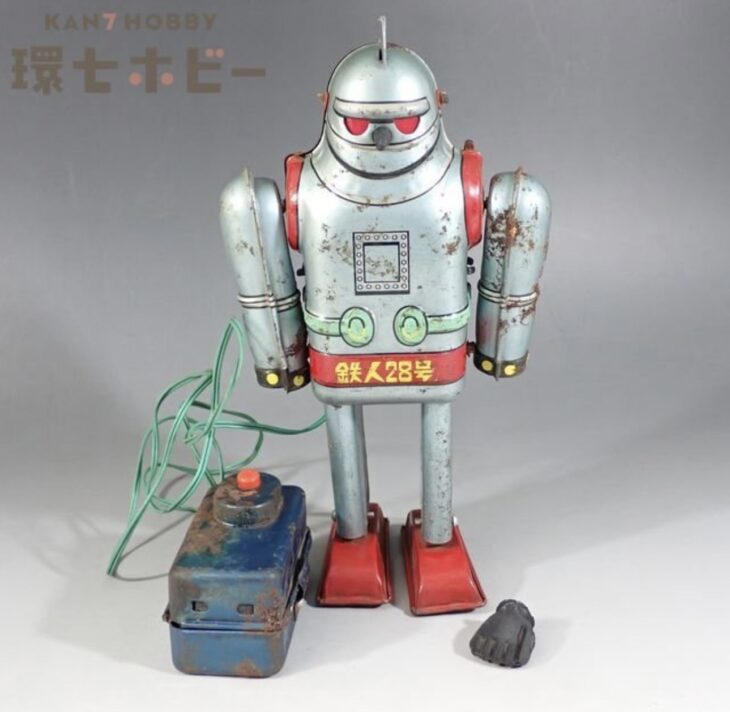 野村トーイ 鉄人28号 No.4 ブリキ ジャンク