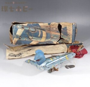 浅草玩具 ATD フライング 鉄人28号 日本製 ブリキ ジャンク