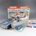 BCバンダイ 鉄腕アトム スポーツカー シボレー コルベット 日本製 ブリキ ジャンク