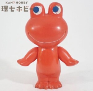 コルゲンコーワ ケロちゃん ミドルサイズ 赤 ソフビ