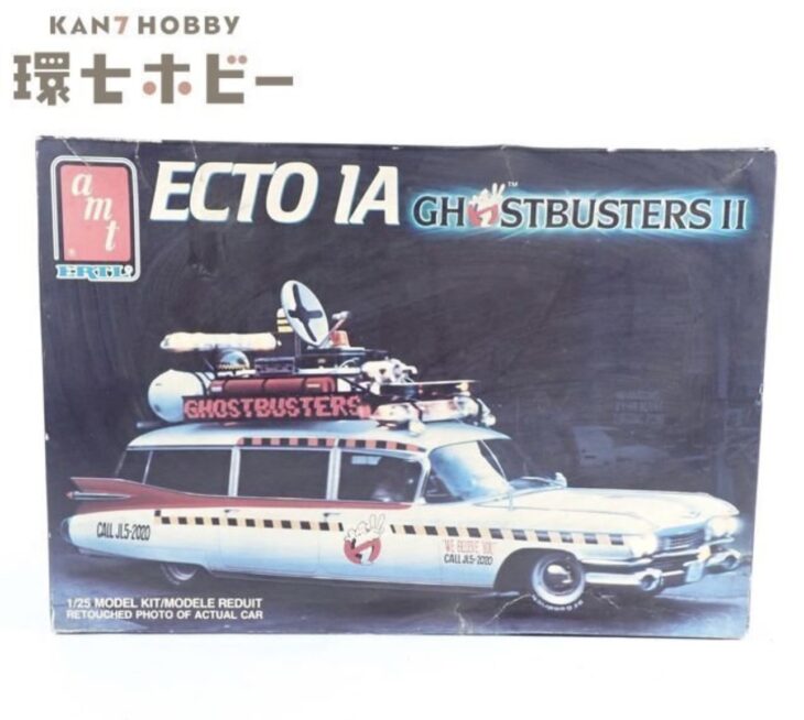 未組立 AMT ゴーストバスターズ2 ECTO-1A 1/25 プラモデル