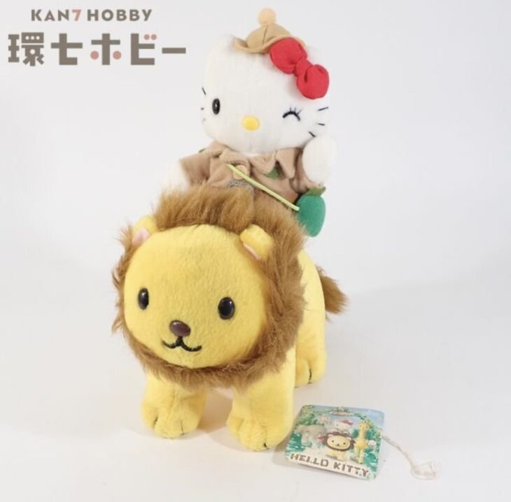 2002年 サンリオ ハローキティ 動物園バージョン ライオン ぬいぐるみ