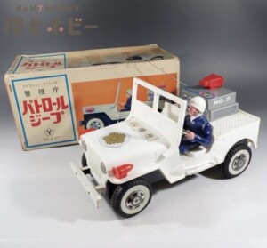 ヨネザワ パトロール ジープ フリクションカー 日本製 ブリキ