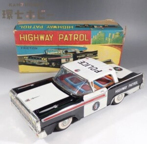 1960年代 ハイウェイパトロールカー フォード 日本製 フリクションカー