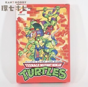 コナミ ティーンエージ・ミュータント・ニンジャ・タートルズ ファミコン ソフト 箱・説明書有
