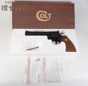 タナカ コルト パイソン Rモデル リボルバー カートリッジ付属 モデルガン