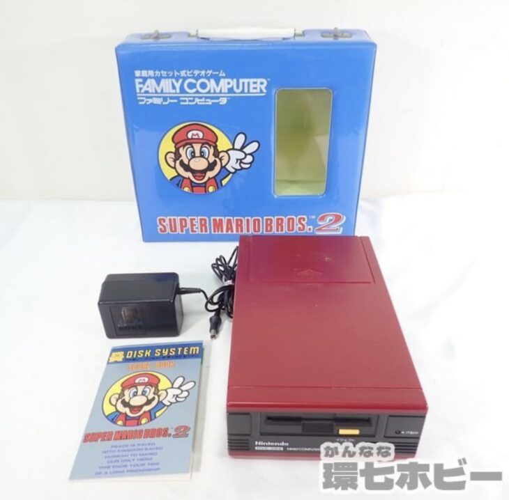 任天堂 スーパーマリオブラザーズ2 収納ケース付 ファミコン ディスクシステム 本体