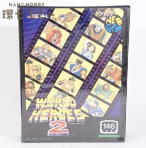 NG ADK ワールドヒーローズ2 箱・説明書有 ネオジオ ソフト