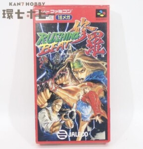 SFC ジャレコ ラッシング・ビート・修羅 箱・説明書有 スーパーファミコン ソフト