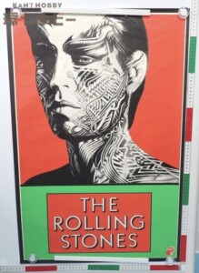 非売品 プロモ 1981年 ザ・ローリングストーンズ B2 刺青の男 ポスター