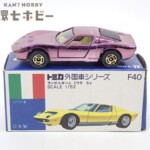 青箱 トミカ 1/62 ランボルギーニ ミウラ SV 日本製 ミニカー