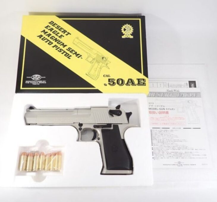 タナカ デザートイーグル .50AE モデルガン カートリッジ付属