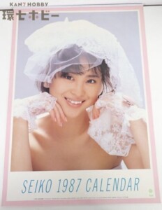 未裁断 サンミュージック 松田聖子 1987 カレンダー 7枚 B2