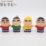 当時物 クレヨンしんちゃん ソフビ 指人形