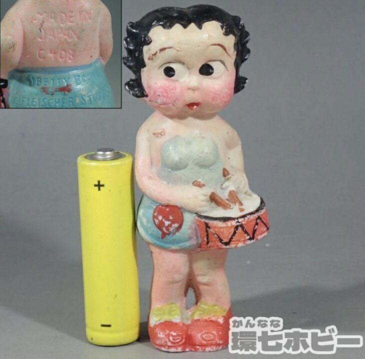 戦前 ベティ・ブープ 陶器人形