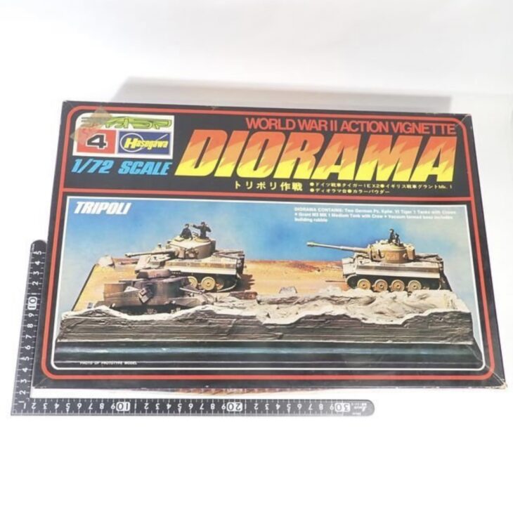 ハセガワ 1/72 ディオラマ トリポリ作戦 プラモデル