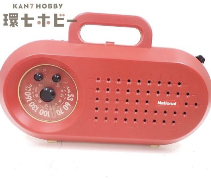 ナショナル ラジオ付ポータブル レコードプレーヤー SG-502N