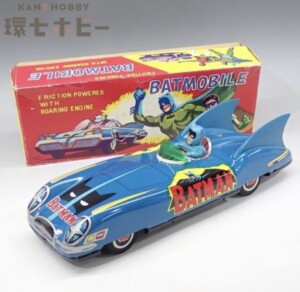 SSC アオシン バットマン バットモービル フリクション 日本製 ブリキ