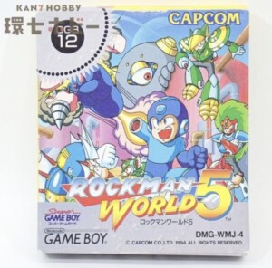 GB カプコン ロックマン ロックマンワールド5 ゲームボーイソフト 箱・説明書有