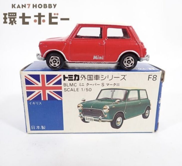 青箱 トミカ 外国車シリーズ ミニクーパーS マークⅢ ミニカー