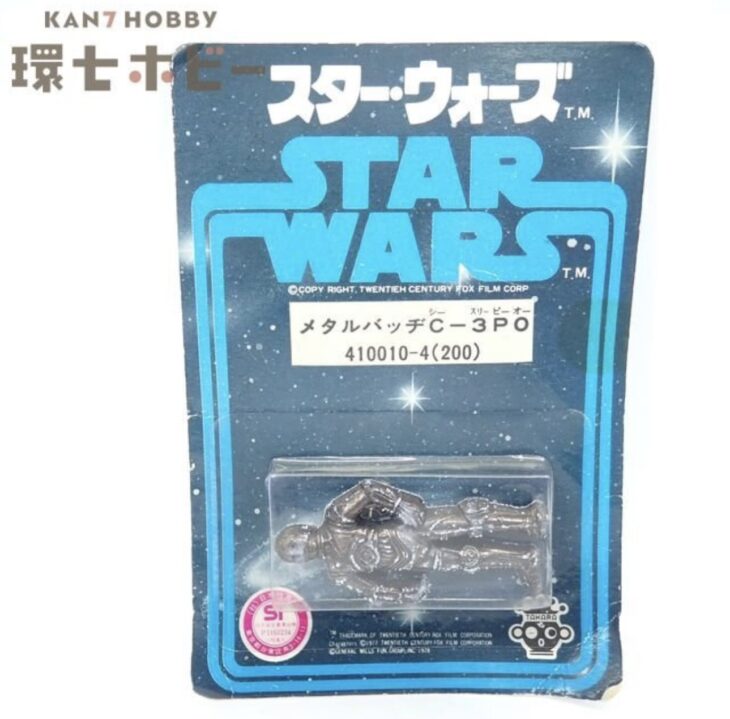 未開封 旧タカラ スターウォーズ メタルバッヂ C-3PO