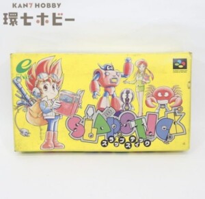 SFC エニックス スラップスティック 箱・説明書有 スーパーファミコン ソフト