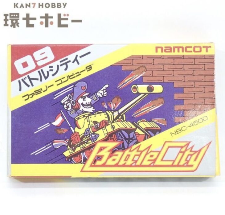 FC ナムコ バトルシティー ファミコン ソフト 箱・説明書ハガキ有
