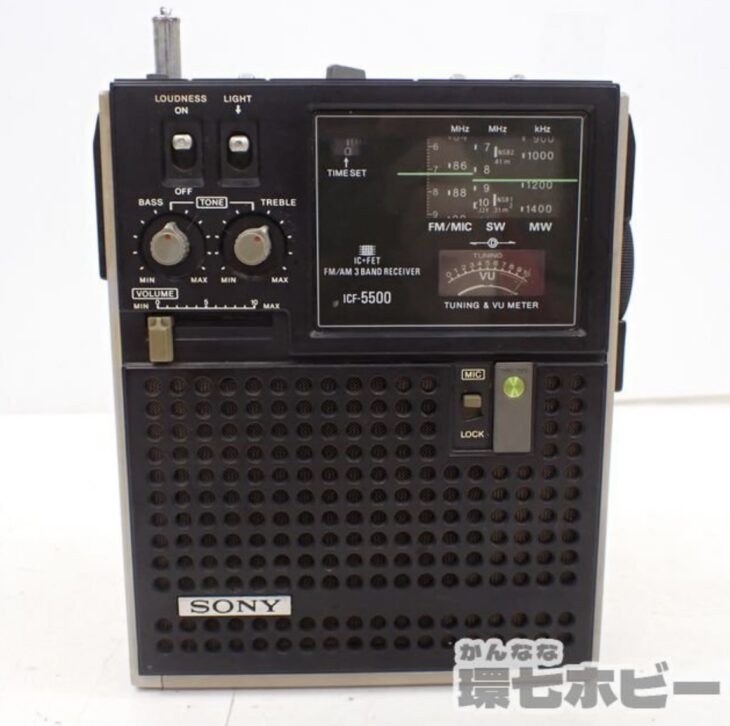 SONY ソニー ICF-5500 スカイセンサー FM/MW/SW 3バンドレシーバー ラジオ