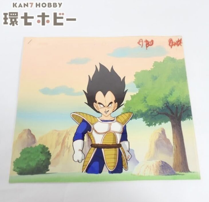 ドラゴンボールZ ベジータ 背景付き セル画