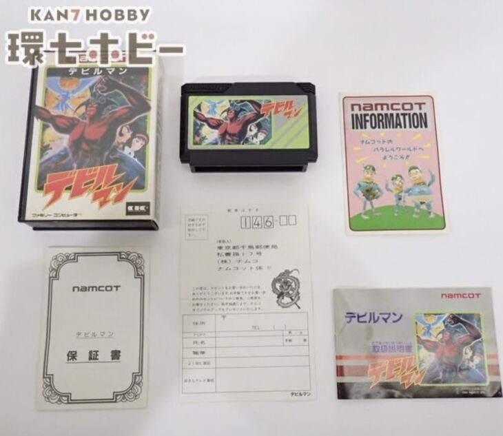 FC ナムコ デビルマン 箱・説明書・ハガキ有 ファミコン ソフト